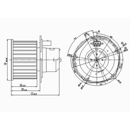 Gpd Blower Motors, 2311578 2311578